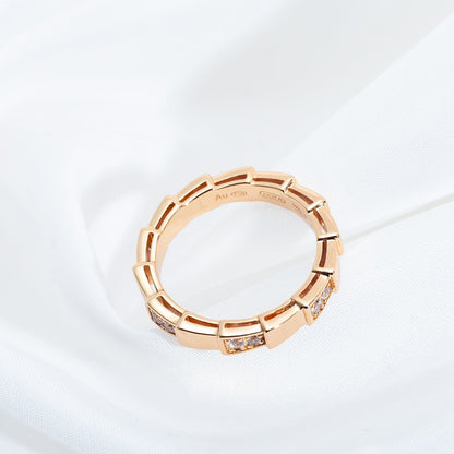 [Vera]SERPENTI RING PINK GOLD  3MM