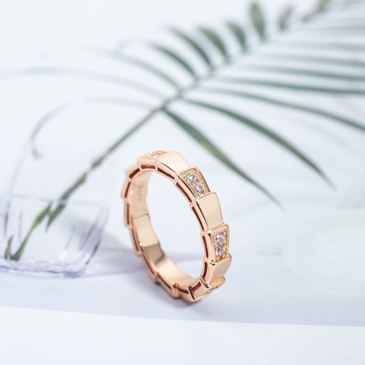 [Vera]SERPENTI RING PINK GOLD  3MM