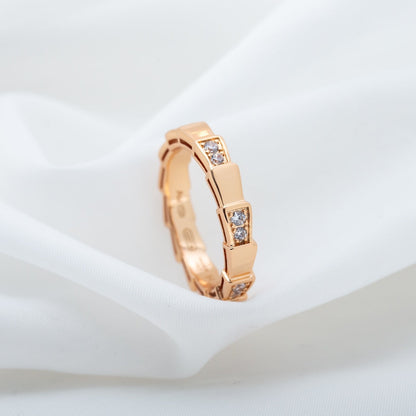 [Vera]SERPENTI RING PINK GOLD  3MM