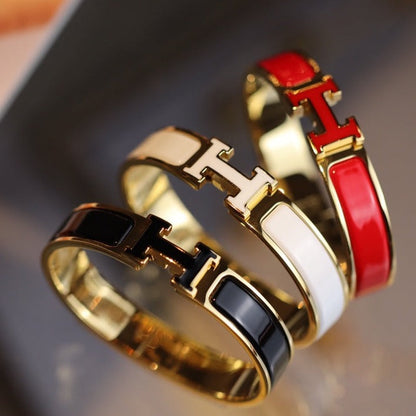 [Vera Jewelry]H BRACELET 12MM GOLD