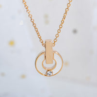 [Vera Jewelry]GARI NECKLACE PINK GOLD MOP