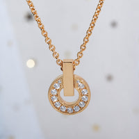 [Vera Jewelry]GARI NECKLACE PINK GOLD DIAMOND