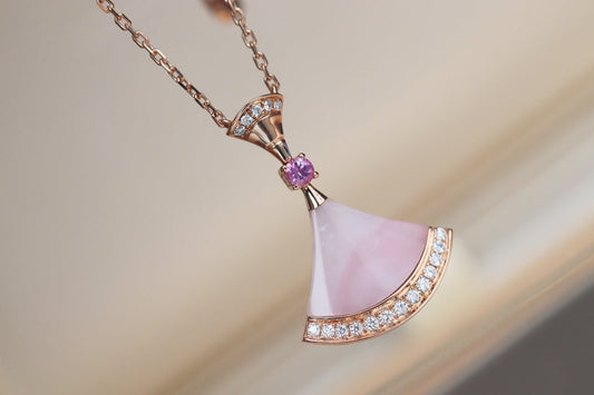 [Vera]DREAM NECKLACE PINK MOP DIAMOND