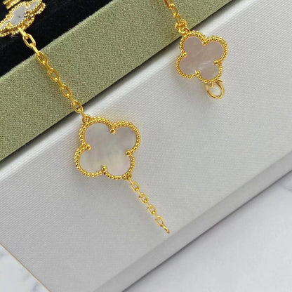 [Vera Jewelry]MAGIC CLOVER MOP GOLD BRACELET 5 MOTIFS