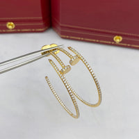 [Vera Jewelry]JUSTE EARRINGS FULL DIAMONDS 1.8MM