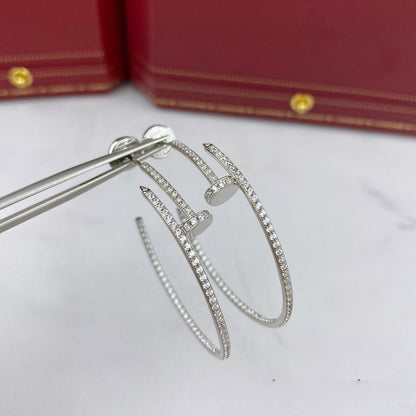 [Vera  Jewelry]JUSTE EARRINGS FULL DIAMONDS 1.8MM