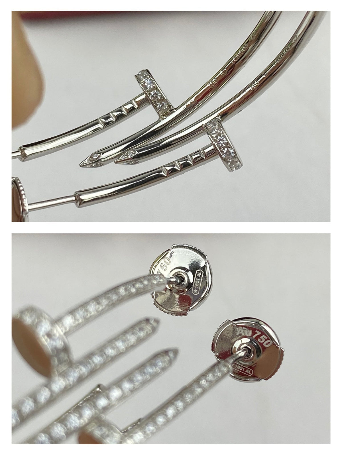 [Vera  Jewelry]JUSTE EARRINGS FULL DIAMONDS 1.8MM