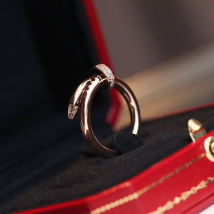 [Vera  Jewelry]JUSTE RING 2.65MM PINK GOLD DIAMOND