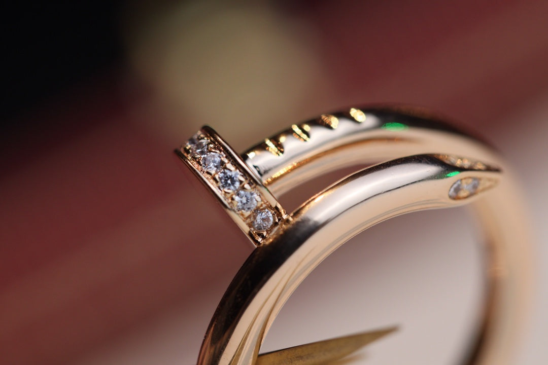 [Vera  Jewelry]JUSTE RING 2.65MM PINK GOLD DIAMOND