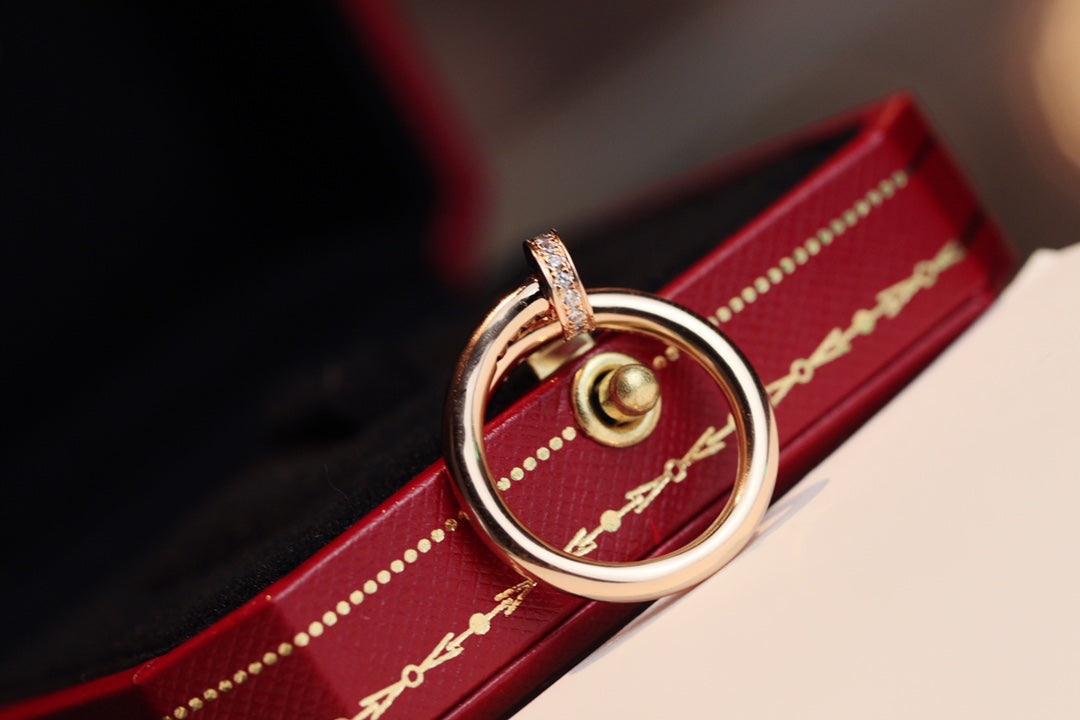 [Vera  Jewelry]JUSTE RING 2.65MM PINK GOLD DIAMOND