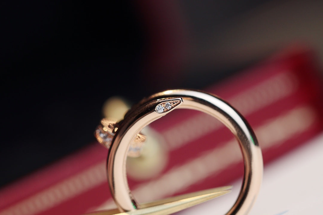 [Vera  Jewelry]JUSTE RING 2.65MM PINK GOLD DIAMOND