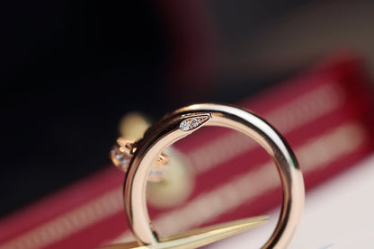 [Vera  Jewelry]JUSTE RING 2.65MM PINK GOLD DIAMOND