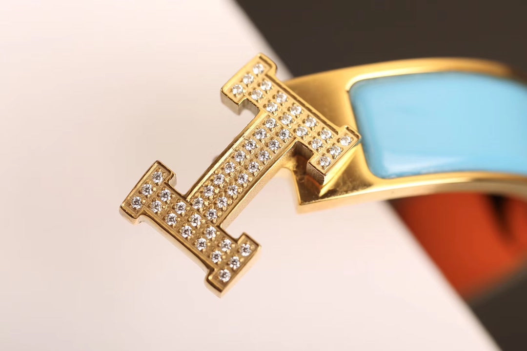 [Vera Jewelry]H CLOUD BLUE BRACELET GOLD DIAMOND
