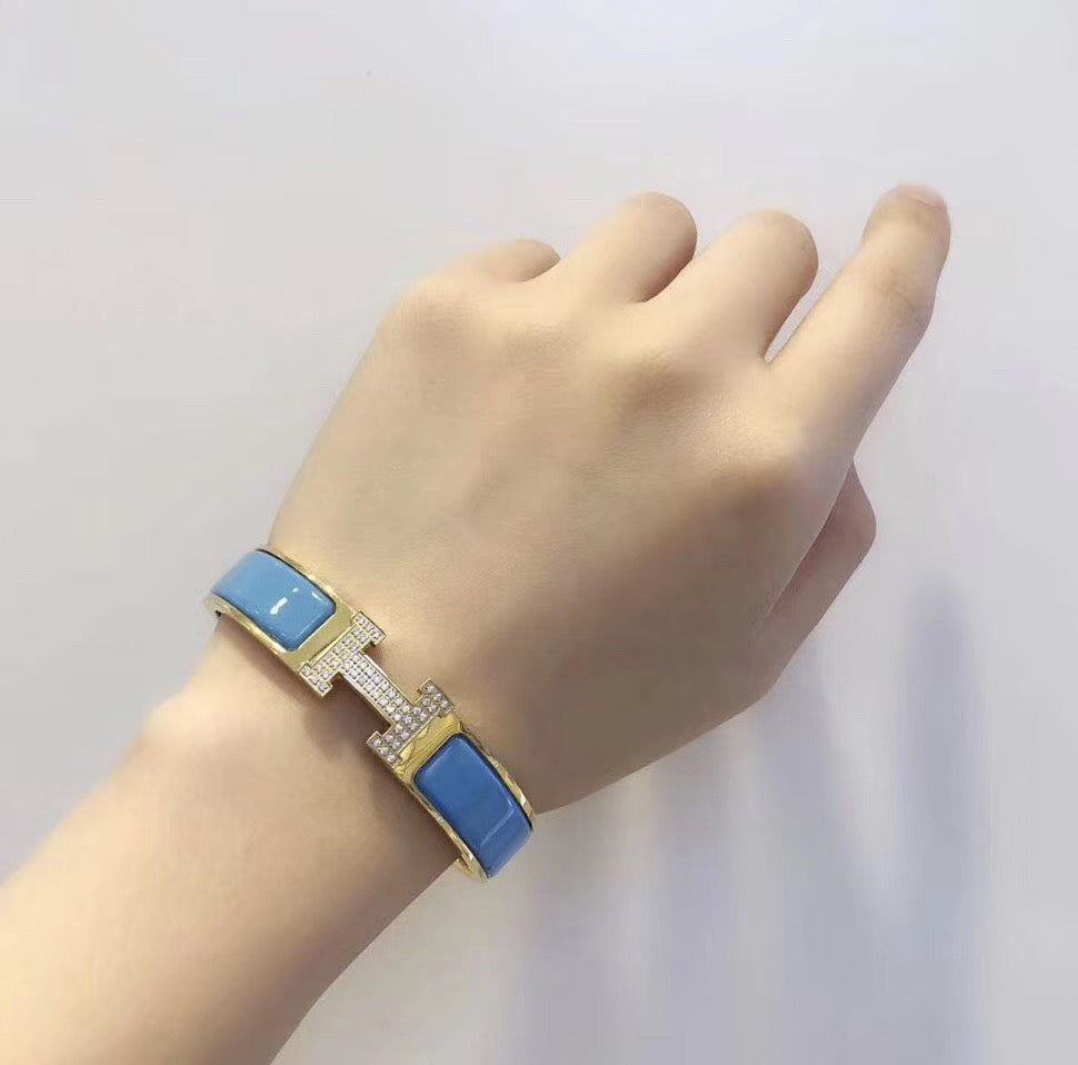 [Vera Jewelry]H CLOUD BLUE BRACELET GOLD DIAMOND