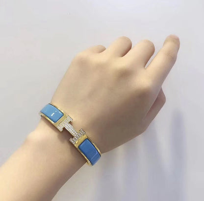 [Vera Jewelry]H CLOUD BLUE BRACELET GOLD DIAMOND