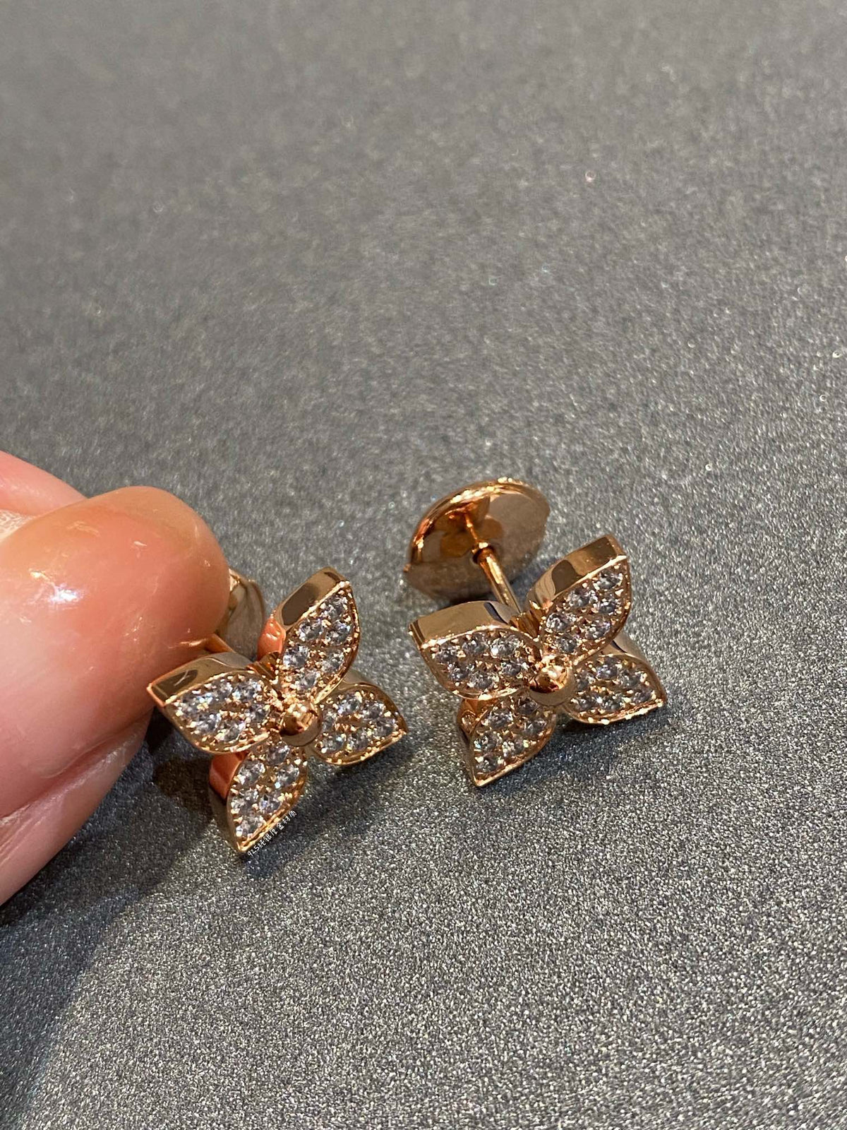 [Vera  Jewelry]STAR DIAMOND EARRINGS