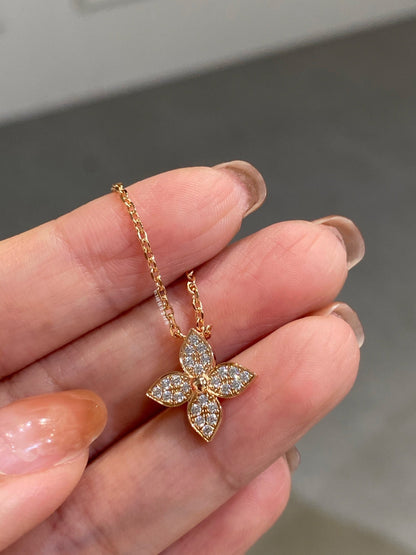 [Vera  Jewelry]STAR DIAMOND NECKALCE
