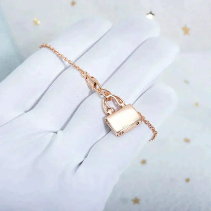 [Vera Jewelry]AMULETTE PEDANT ROSE GOLD NECKLACE