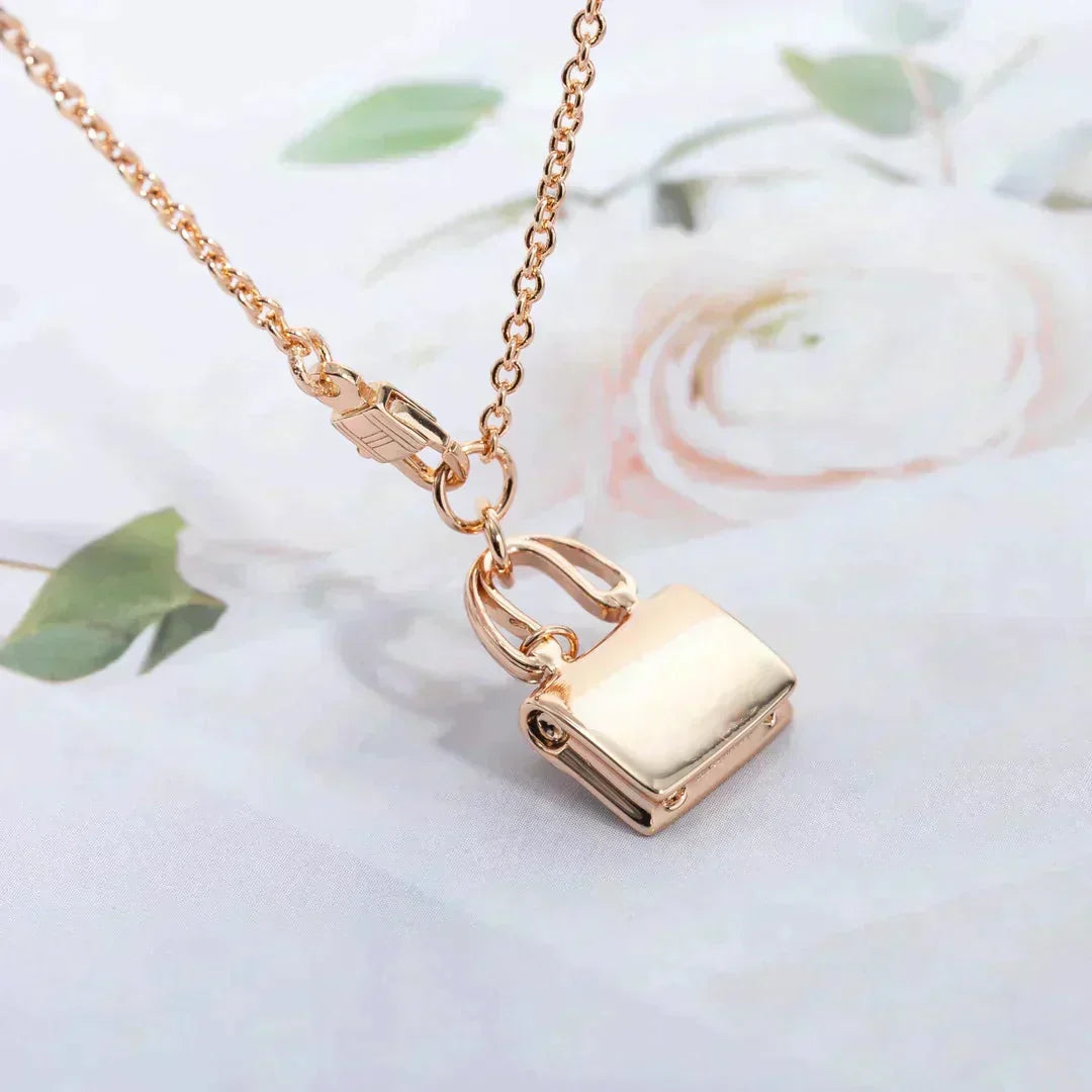 [Vera Jewelry]AMULETTE PEDANT ROSE GOLD NECKLACE