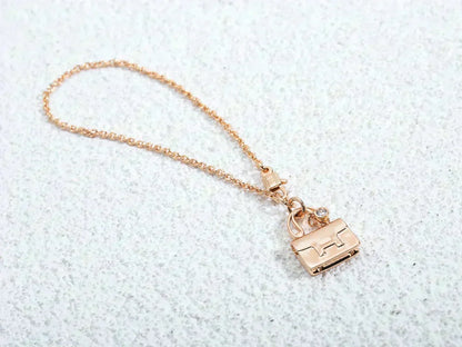 [Vera Jewelry]AMULETTE PEDANT ROSE GOLD NECKLACE