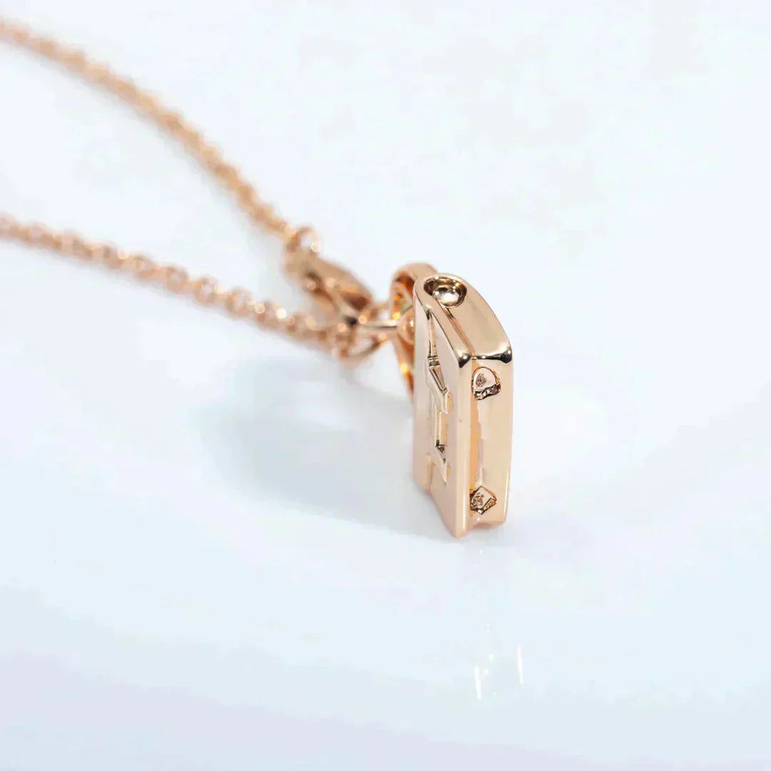 [Vera Jewelry]AMULETTE PEDANT ROSE GOLD NECKLACE