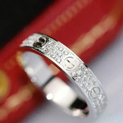[Vera  Jewelry]LOVE RING 3.6MM DIAMOND PAVED