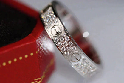 [Vera  Jewelry]LOVE RING 3.6MM DIAMOND PAVED