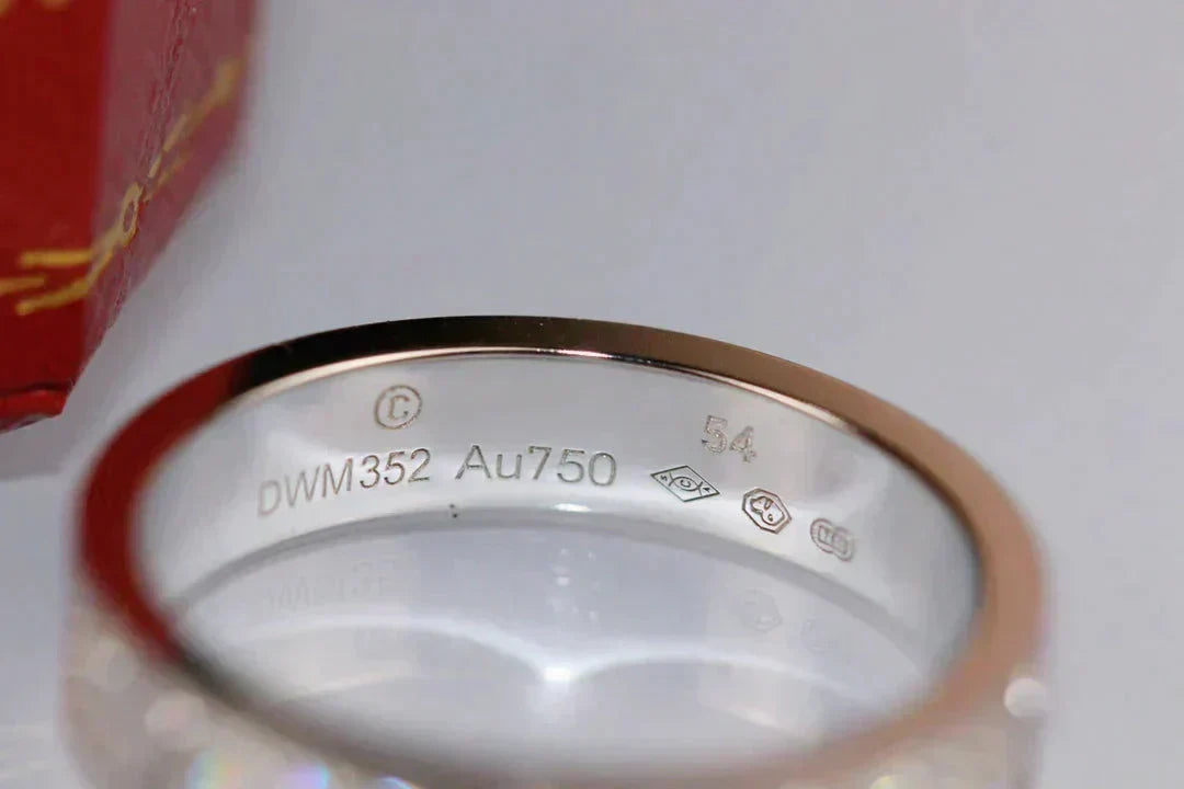 [Vera  Jewelry]LOVE RING 3.6MM DIAMOND PAVED