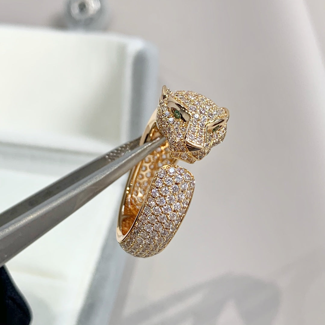 [Vera  Jewelry]PANTHERE PINK GOLD DIAMOND RING
