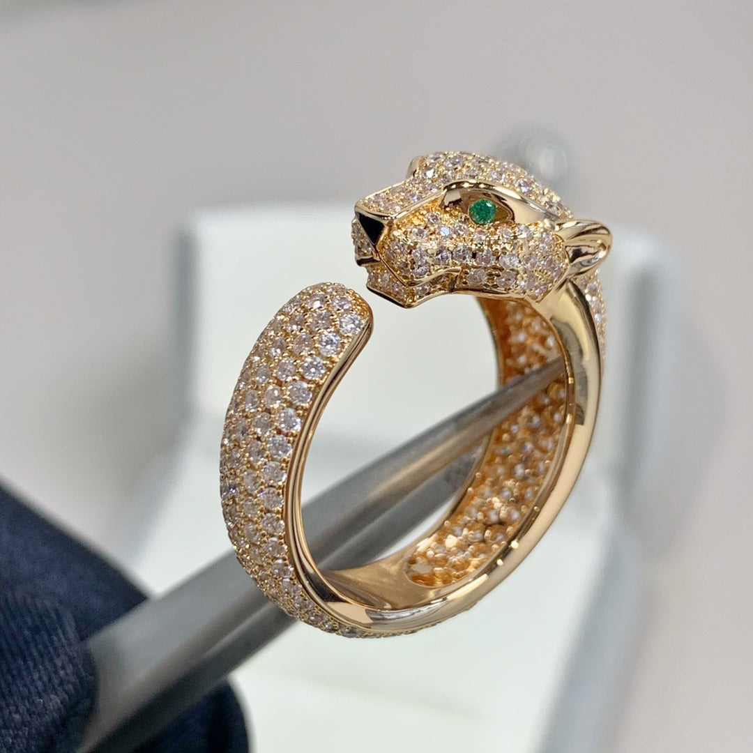 [Vera  Jewelry]PANTHERE PINK GOLD DIAMOND RING
