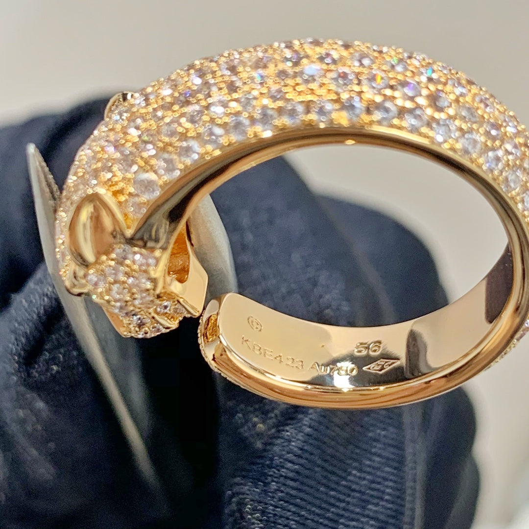 [Vera  Jewelry]PANTHERE PINK GOLD DIAMOND RING