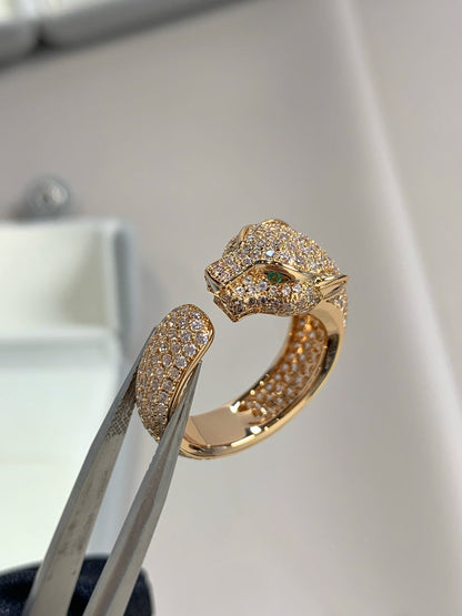 [Vera  Jewelry]PANTHERE PINK GOLD DIAMOND RING