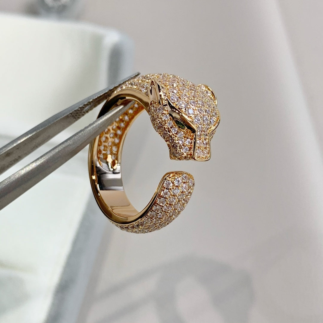 [Vera  Jewelry]PANTHERE PINK GOLD DIAMOND RING