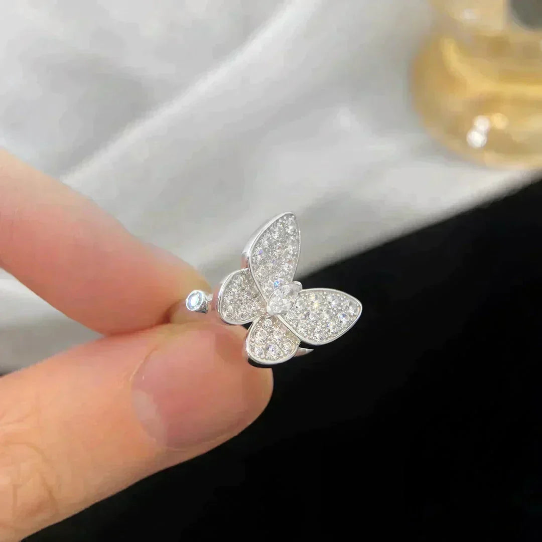 [Vera  Jewelry]BUTTERFLY DIAMOND RING