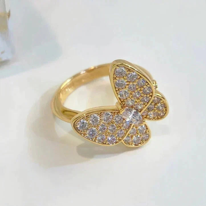 [Vera  Jewelry]BUTTERFLY DIAMOND RING