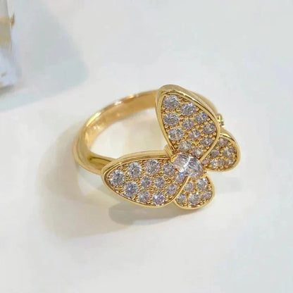 [Vera  Jewelry]BUTTERFLY DIAMOND RING