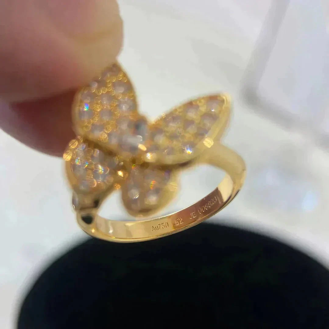 [Vera  Jewelry]BUTTERFLY DIAMOND RING