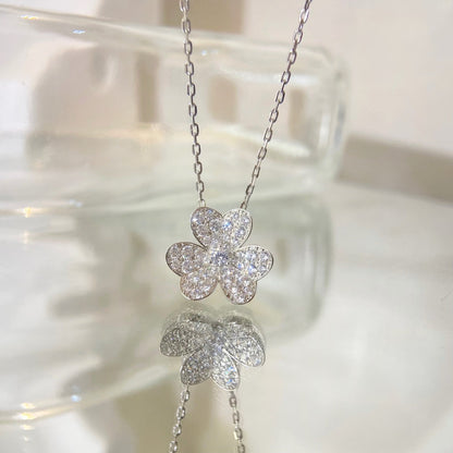 [Vera  Jewelry]FLOWER DIAMOND NECKLACE
