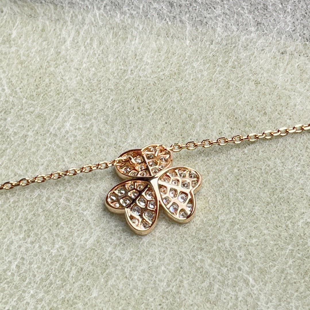 [Vera  Jewelry]FLOWER DIAMOND NECKLACE