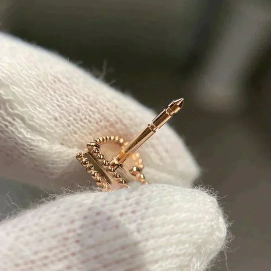 [Vera Jewelry]ハートカーネリアン スタッドピアス