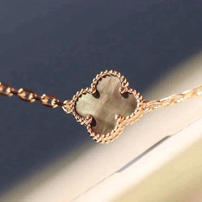 [Vera  Jewelry]CLOVER 20 MOTIFS LASER DIAMOND NECKLACE