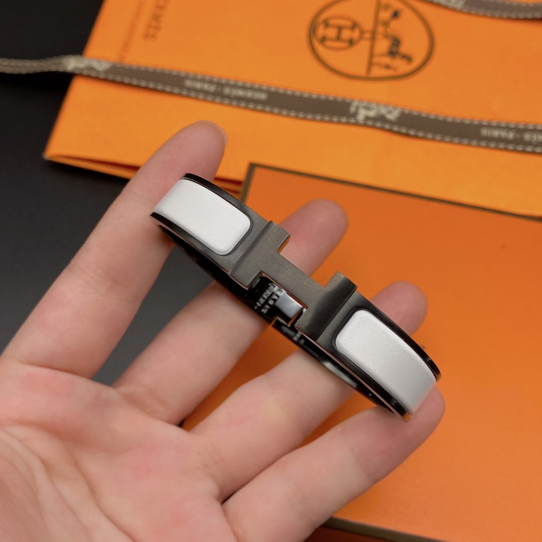 [Vera  Jewelry]H BRACELET 12MM BLACK WHITE CERAMIC