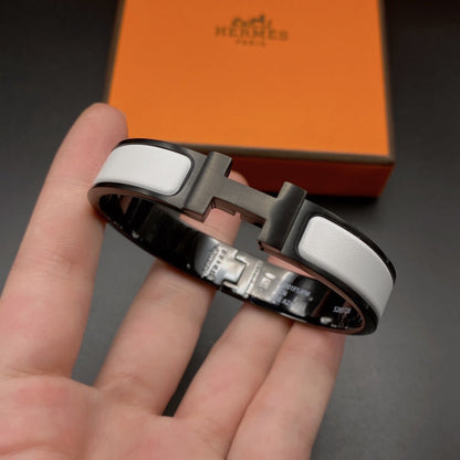 [Vera  Jewelry]H BRACELET 12MM BLACK WHITE CERAMIC