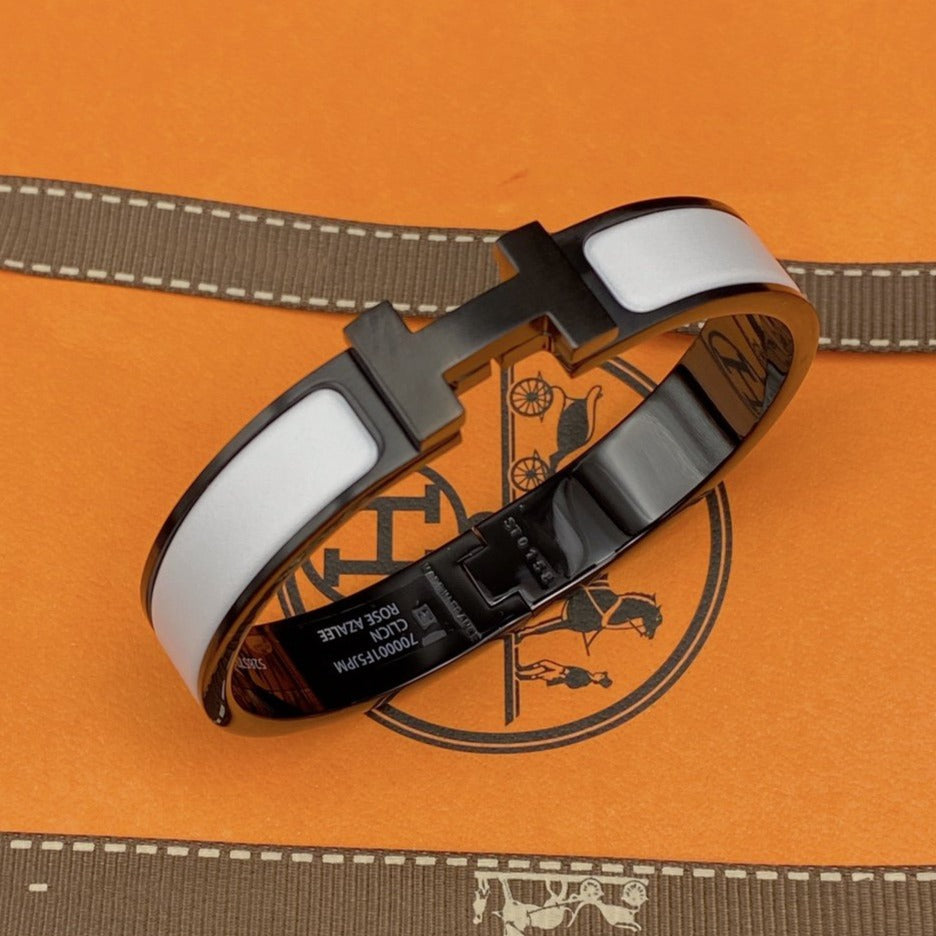 [Vera  Jewelry]H BRACELET 12MM BLACK WHITE CERAMIC