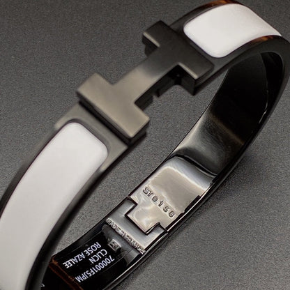 [Vera  Jewelry]H BRACELET 12MM BLACK WHITE CERAMIC