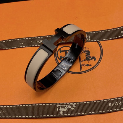[Vera Jewelry]H BRACELET 12MM BLACK BEIGE CERAMIC