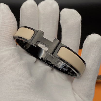 [Vera  Jewelry]H BRACELET 12MM BLACK BEIGE CERAMIC