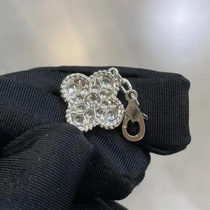 [Vera  Jewelry]LUCKY CLOVER 5-MOTIF BRACELET - FULL-DIAMOND