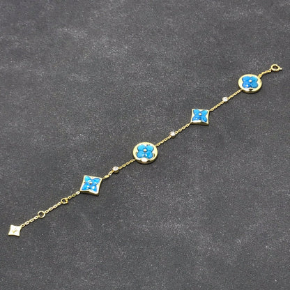 [Vera  Jewelry]STAR AND SUN TURQUOISE 4 MOTIFS 3 DIAMONDS