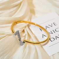 [Vera Jewelry]VOLTE UPSITE DOWN GOLD DIAMOND BRACELET